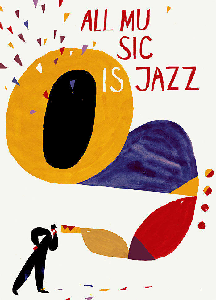 Poster for Autumn Jazz Season in Kyiv - Sergiy Maidukov.