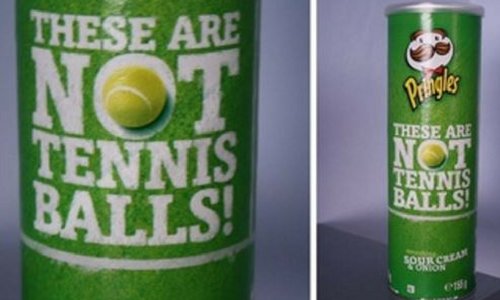Pringles Wimbledon - How Small Businesses Can Use Guerilla Marketing - Chilliprinting