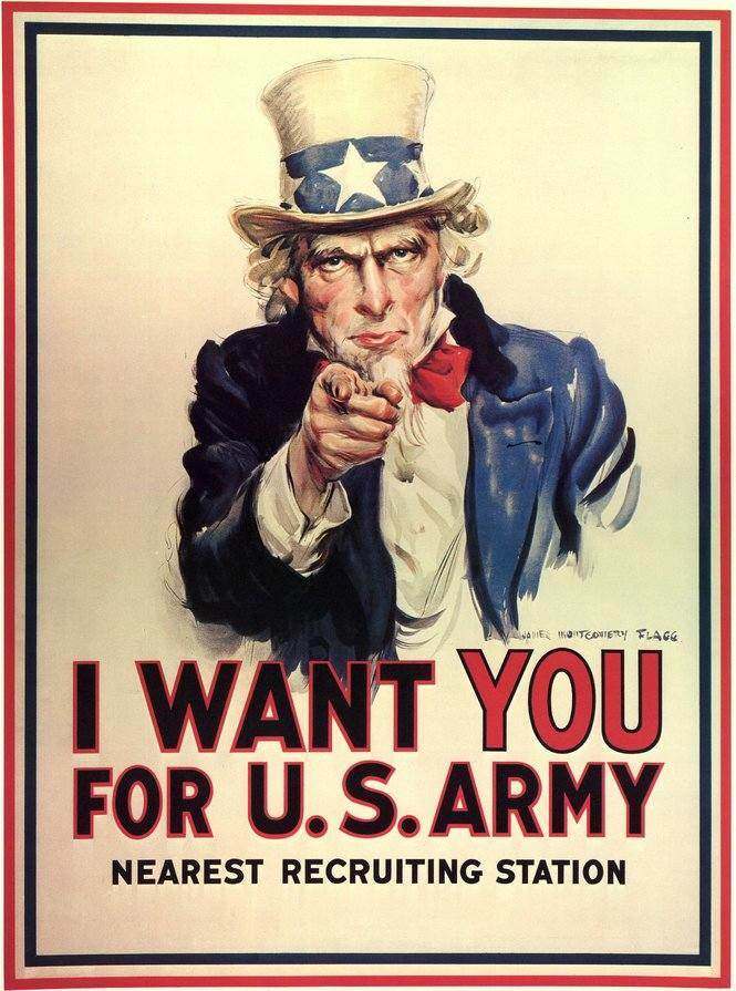 Uncle Sam wants you 