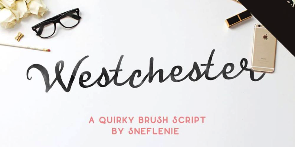 Handwritten Style- Westchester Font for postcards