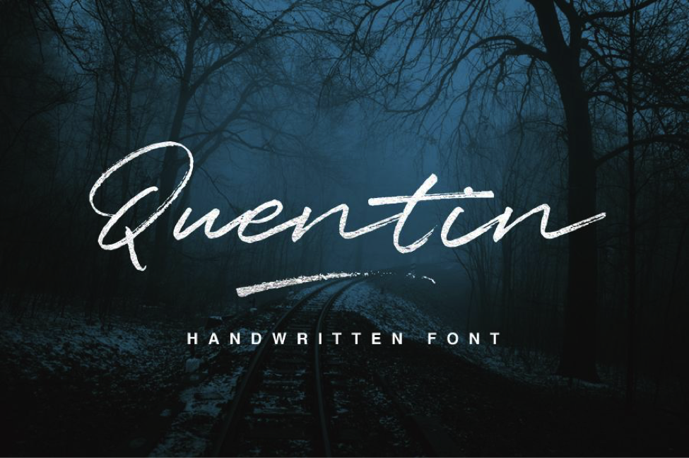 Handwritten Style- Quentin Font