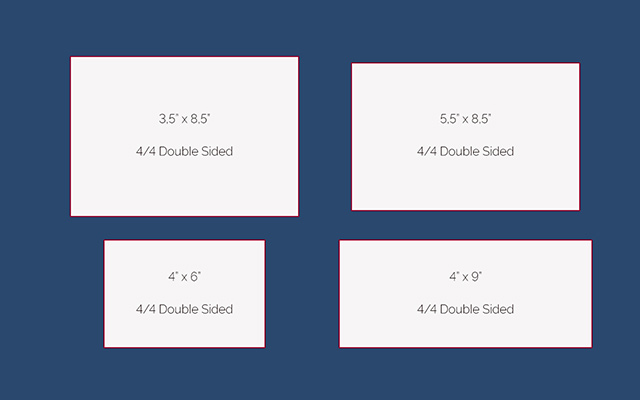 Postcard Sizes 