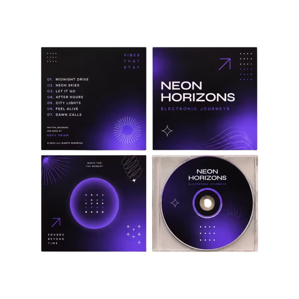 Electro music cd inserts Electro music cd inserts