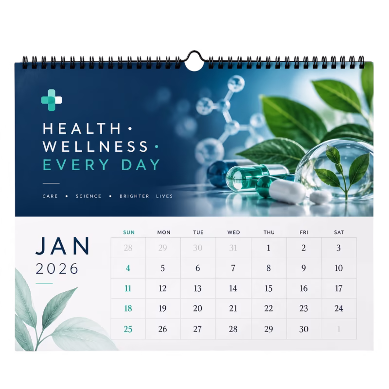 Health and wellness calendar Health and wellness calendar