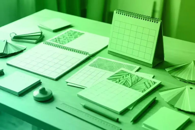 "calendar printing cost" article featured image of calendars on table